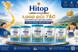 HITOP GOLD – Giải pháp dinh dưỡng đồng hành cùng từng giai đoạn phát triển của trẻ và người trưởng thành