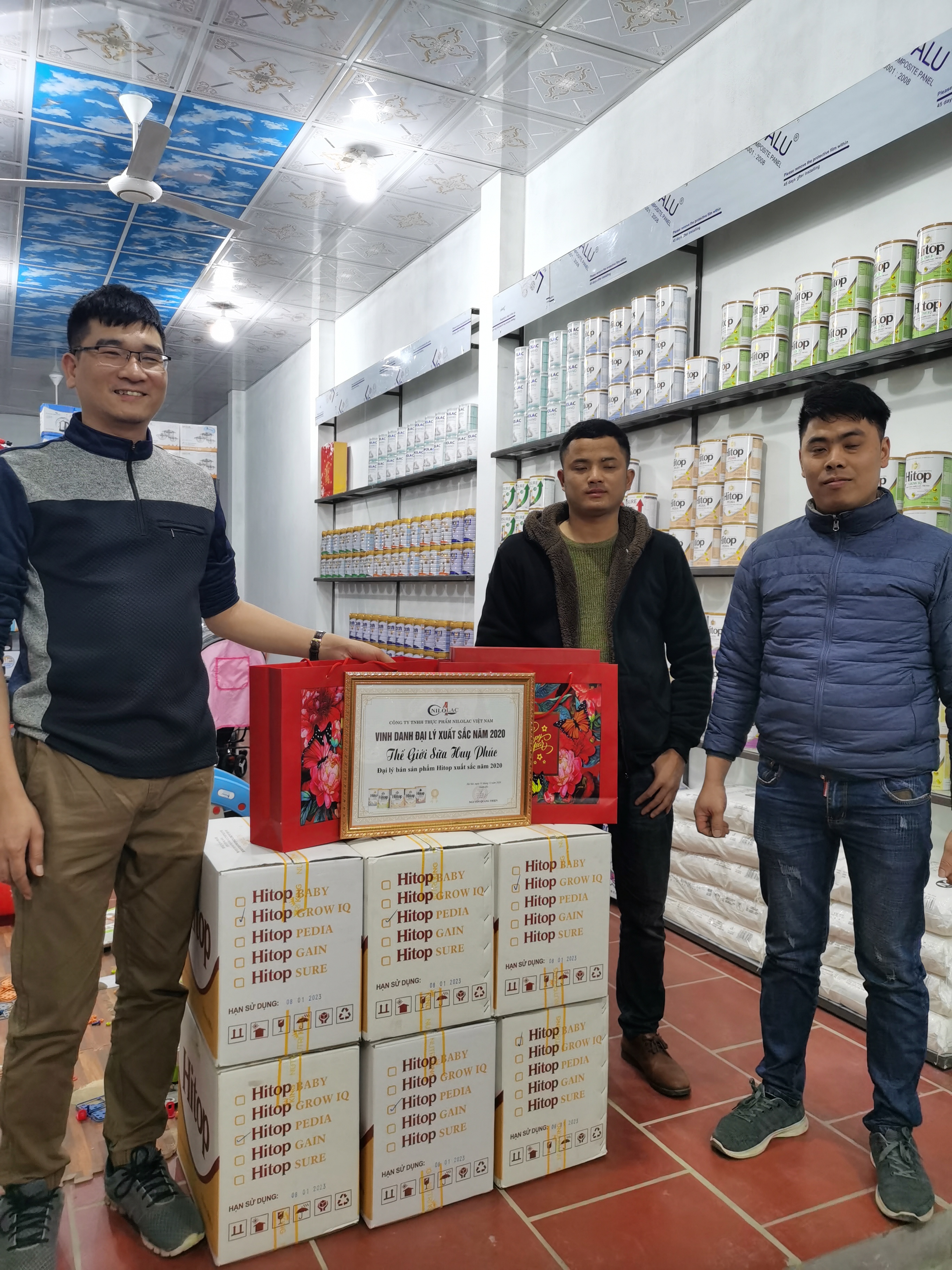 Thế Giới sữa Huy Phúc 3 cơ sở tại phổ Yên Thái Nguyên
